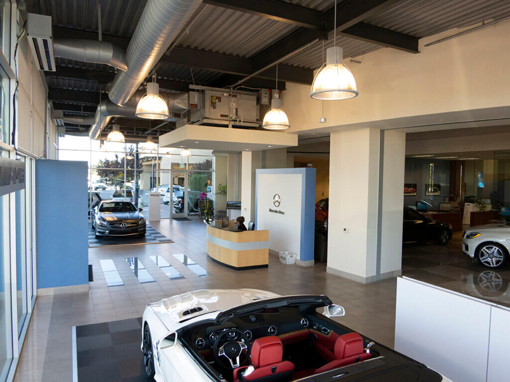 Interior Commercial Painting Project for Automobile Industry